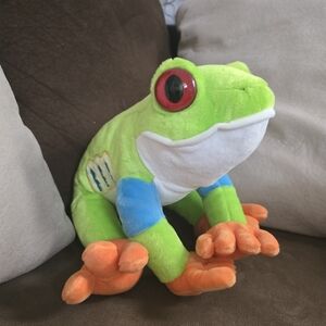 Colorful Frog Plush Toy